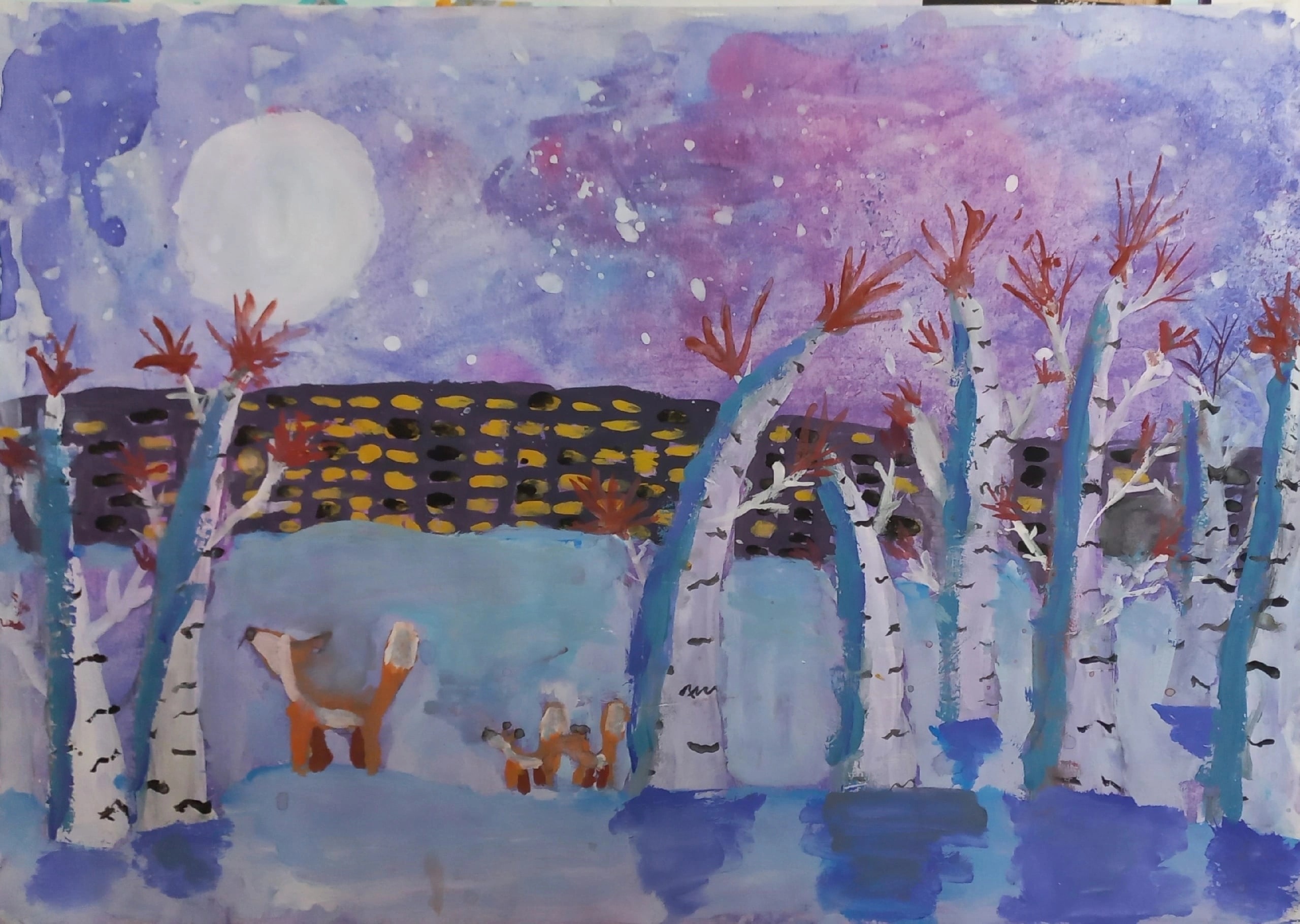 МУ Молодежный Центр "РОВЕСНИК" два часа назад Госорганизация В Молодёжном центре "Ровесник" открылась выставка "Зима в Подмосковье". В выставке приняли участие воспитанники в возрасте от 5 до 14 лет. Ребята на бумаге с помощью кистей, красок, карандашей, фломастеров и пастели  выразили свое представление о зиме, зимних развлечениях, прогулках и забавах.