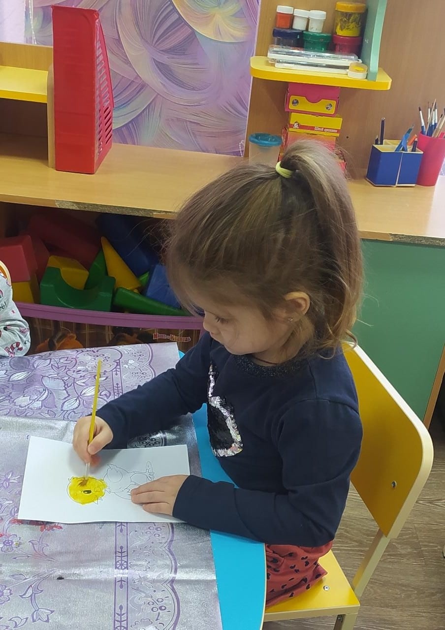 "Пушистый цыплёнок"