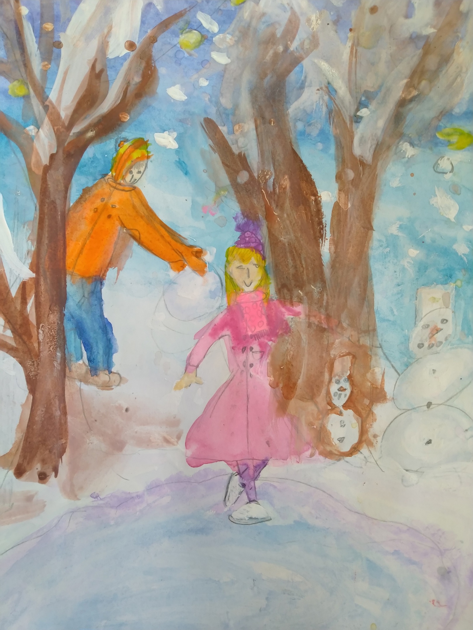 Изостудия Волшебная кисточка три часа назад Наши малыши , наши юные художники из 1-2 классов изо студии "Сказка-1" корпус 3  учились рисовать человека. Работа выполнялась акварелью 3 академических часа,  некоторые работы выполнены за 1,5 часа.